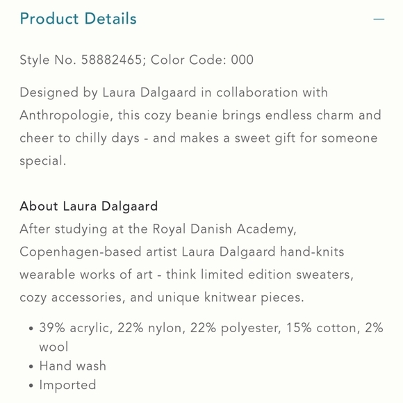 Laura Dalgaard Reese assorted print Beanie - Picture 4 of 4